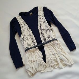 Lace & Ruffles Vest